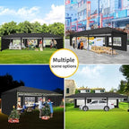 10x30 Pop Up Canopy Tent with 5 Sidewalls Party Tents for Parties Wedding Backyard Waterproof Outdoor Commercial, alternate