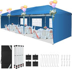 10x30 Pop Up Canopy Tent with 5 Sidewalls Party Tents for Parties Wedding Backyard Waterproof Outdoor Commercial