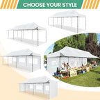 10x30 Pop Up Canopy Tent with Awning & Sidewalls, Heavy Duty Commercial 10X30 Canopy Tents Instant Waterproof, alternate view