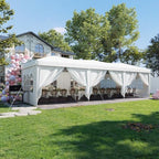 10x30 Pop Up Canopy Tent with Sidewalls, One-Push Instant Setup Waterproof Outdoor Canopy, 3 Adjustable Height, alternate