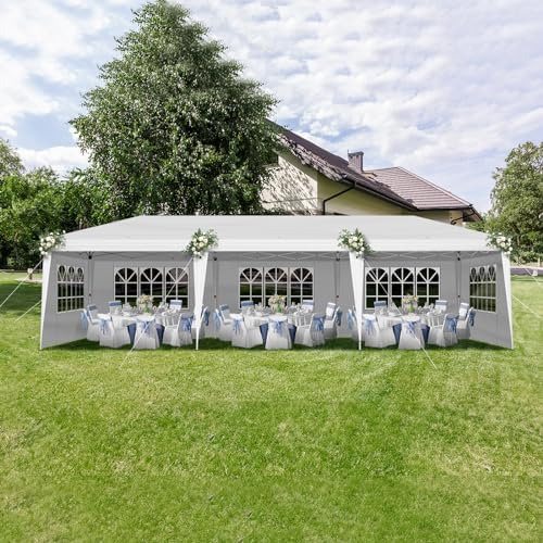 10x30 Pop Up Canopy Tent with Sidewalls, Outdoor Gazebo Canopy Tent, Patio Event Tents Outdoor Event Shelter for, alternate
