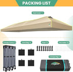 10x30 Pop Up Canopy, Wedding Party Tent Without Sidewall One Push Setup Glow, 3 Adjustable Height Air Vent, alternate view 6