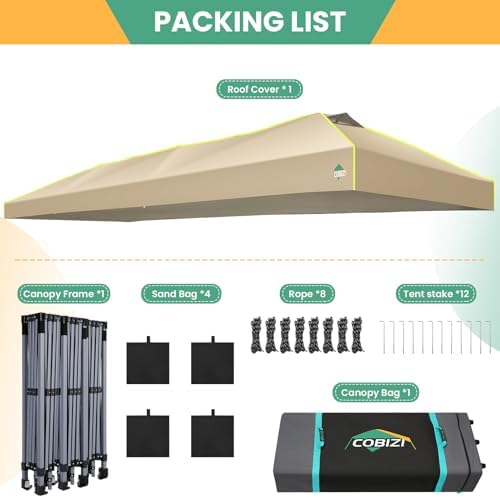 10x30 Pop Up Canopy, Wedding Party Tent Without Sidewall One Push Setup Glow, 3 Adjustable Height Air Vent, alternate view 6