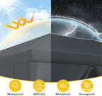 10x30 Pop Up Canopy with 8 Sidewalls for Parties Wedding Backyard, Waterproof Outdoor Commercial Event Shelter, alternate