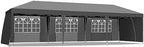 10x30ft Ez Pop Up Canopy Tent with 8 SideWalls Grey in 10x30ft, alternate view 4