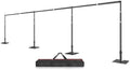 10x30ft Heavy Duty Backdrop Stand, Pipe and Drape Stand, Black in 10x30ft in Black