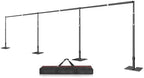 10x30ft Heavy Duty Backdrop Stand, Pipe and Drape Stand, Black in 10x30ft in Black