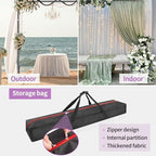 10x30ft Heavy Duty Backdrop Stand, Pipe and Drape Stand, Black in 10x30ft in Black, alternate view 5