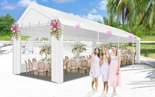 10x30FT Party Tent Heavy Duty for Parties(Better Than Galvanized), Powder Coating, Outdoor Wedding Gazebo Canopy, alternate