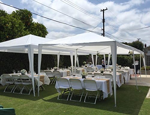 10x30ft Party Tent with Removable Mesh Sidewalls in 10x30ft, alternate view 6