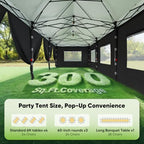 10x30FT Pop up Canopy with Sidewalls in 10x30FT, alternate view 3