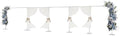 10x50ft Backdrop Stand Pipe Kit, Curtain Frame Professional Background Support Telescopic Stainless Steel Wall