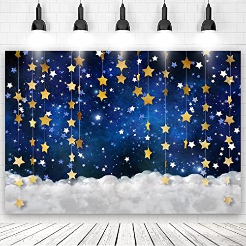 10x6ft Twinkle Little Star Backdrops Starry Night Party Decorations Banner in 10x6ft