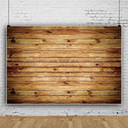 10x7ft Wood Backdrop Rustic Wooden Backdrop Wall Brown in 10x7ft, alternate view 4