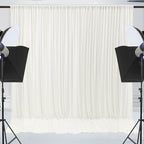 10x7ft Wrinkle Free Ivory Backdrop Curtain for Parties Soft Fabric Drapes Wedding Ivory Curtain Backdrop for, alternate view