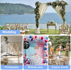 10x8.5ft Adjustable Heavy Duty Backdrop Stand with Cross Base in 10x8.5ft in Black, alternate view 7