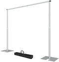 10x8.5ft Heavy Duty Backdrop Stand Adjustable Pipe and Drape Kit in 10x8.5ft