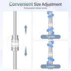 10x8.5ft Heavy Duty Backdrop Stand Adjustable Pipe and Drape Kit in 10x8.5ft, alternate view 5
