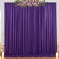 10x8 ft Wrinkle Free Purple Backdrop Curtains for Parties, Tihck Fabric Backdrop Drapes for Mermaid Birthday