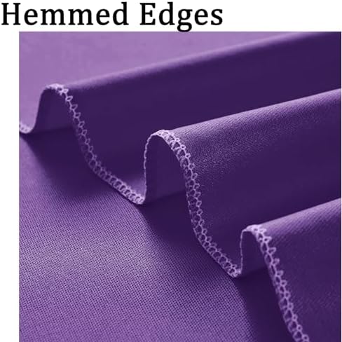 10x8 ft Wrinkle Free Purple Backdrop Curtains for Parties, Tihck Fabric Backdrop Drapes for Mermaid Birthday, alternate view