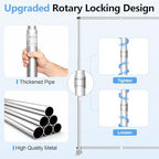 10x8FT Banner Stand, Heavy Duty Step and Repeat Stand, Silver in 10x8FT in Silver, alternate view 4