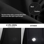 10x8ft Black Backdrop Background for Photography, High Density Polyester Fabric Photo Backdrop Curtain for, alternate view 3