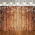 10x8ft Brown Wood Photography Backdrop Photographers Brown Photo Backdrop Retro Wood Wall Backdrop Baby Shower