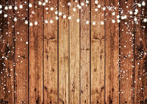 10x8ft Brown Wood Photography Backdrop Photographers Brown Photo Backdrop Retro Wood Wall Backdrop Baby Shower, alternate