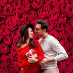 10x8ft Red Rose Backdrop Flowers Wall Background for Photography in 10x8ft, alternate view 2