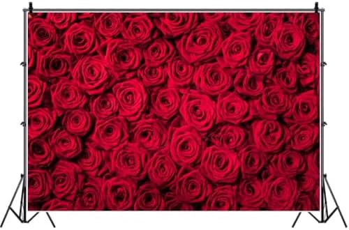 10x8ft Red Rose Backdrop Flowers Wall Background for Photography in 10x8ft, alternate view 4