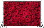 10x8ft Red Rose Backdrop Flowers Wall Background for Photography in 10x8ft, alternate view 5