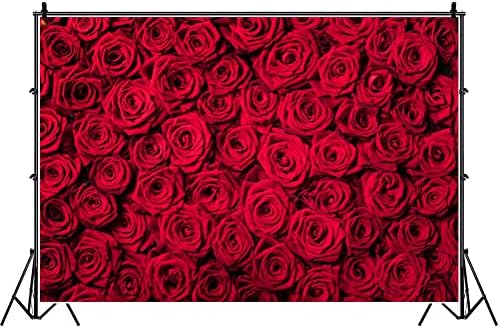 10x8ft Red Rose Backdrop Flowers Wall Background for Photography in 10x8ft, alternate view 5