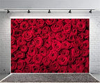 10x8ft Red Rose Backdrop Flowers Wall Background for Photography in 10x8ft, alternate view 7