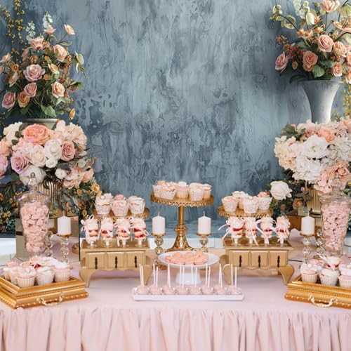 10x8ft Vinyl Retro Vase Wall Backdrop Photography Old Style Flowers Rose Vintage Medieval Weeding Ceremony, alternate view 4