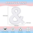 11" Acrylic Letter Charcuterie Box, Reusable Fillable Alphabet Number Shaped Form Tray for Birthday, alternate view 3