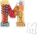 11" Acrylic Letter Charcuterie Tray, Charcuterie Letters Fillable Box for food, Reusable Serving Cake Candy Dish