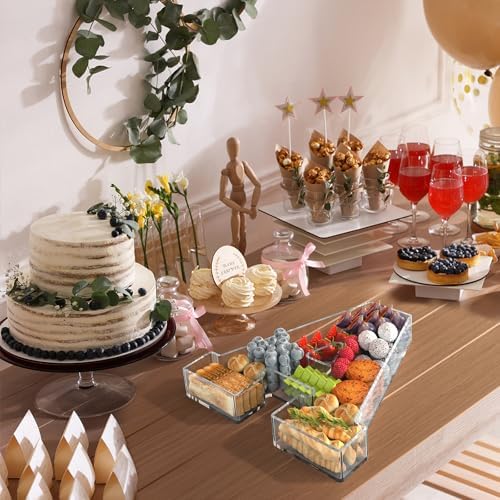 11" Acrylic Letter Charcuterie Tray, Charcuterie Letters Fillable Box for food, Reusable Serving Cake Candy Dish, alternate