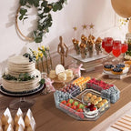 11" Acrylic Letter Charcuterie Tray, Fillable Alphabet & Number Box(Letter G) in 11" in Letter G, alternate view 6