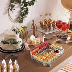 11" Acrylic Letter Charcuterie Tray, Fillable Alphabet & Number Box(Letter Q) in 11" in Letter Q, alternate view 6