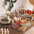 11" Acrylic Letter Charcuterie Tray, Fillable Alphabet & Number Box(Letter R) in 11" in Letter R, alternate view 6