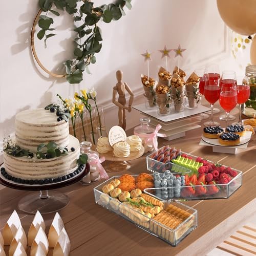 11" Acrylic Letter Charcuterie Tray, Fillable Alphabet & Number Box(Letter Z) in 11" in Letter Z, alternate view 6
