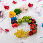 11" Clear Acrylic Letter & Number Charcuterie Tray-Reusable Fillable Alphabet Box for Displaying Candy, Cake, alternate view