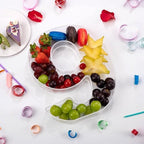11" Clear Acrylic Letter & Number Charcuterie Tray-Reusable Fillable Alphabet Box for Displaying Candy, Cake, alternate view