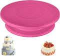 11 Inch Cake Turntable(Pink) in Pink