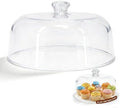 11-Inch Clear Acrylic Cake Dome - Round Cake Stand Cover in Clear
