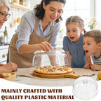 11-Inch Clear Acrylic Cake Dome - Round Cake Stand Cover in Clear, alternate view 2