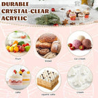 11-Inch Clear Acrylic Cake Dome - Round Cake Stand Cover in Clear, alternate view 5