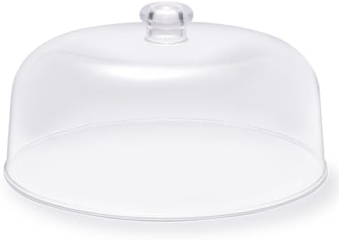11-inch Plastic Acrylic Cake Dome Cover, Suitable for Cake Stand Plates Transparent Cake Cover(Transparent