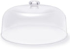 11-inch Plastic Acrylic Cake Dome Cover, Suitable for Cake Stand Plates Transparent Cake Cover(Transparent