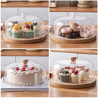 11-inch Plastic Acrylic Cake Dome Cover, Suitable for Cake Stand Plates Transparent Cake Cover(Transparent, alternate view 6